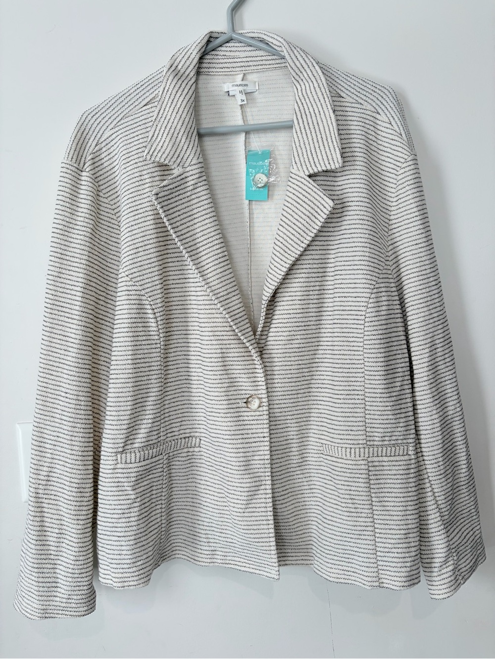 Brand new with tags Maurice’s striped blazer
